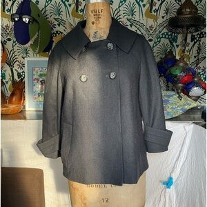 Pendleton 3/4 sleeve virgin wool coat